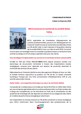 communiqué-presse-ERCO-rachète-société-Delta-Tetha---île-de-Ré